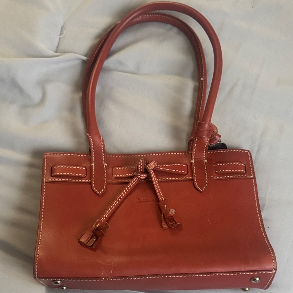 Dooney & Bourke Red Leather Shoulder Bag